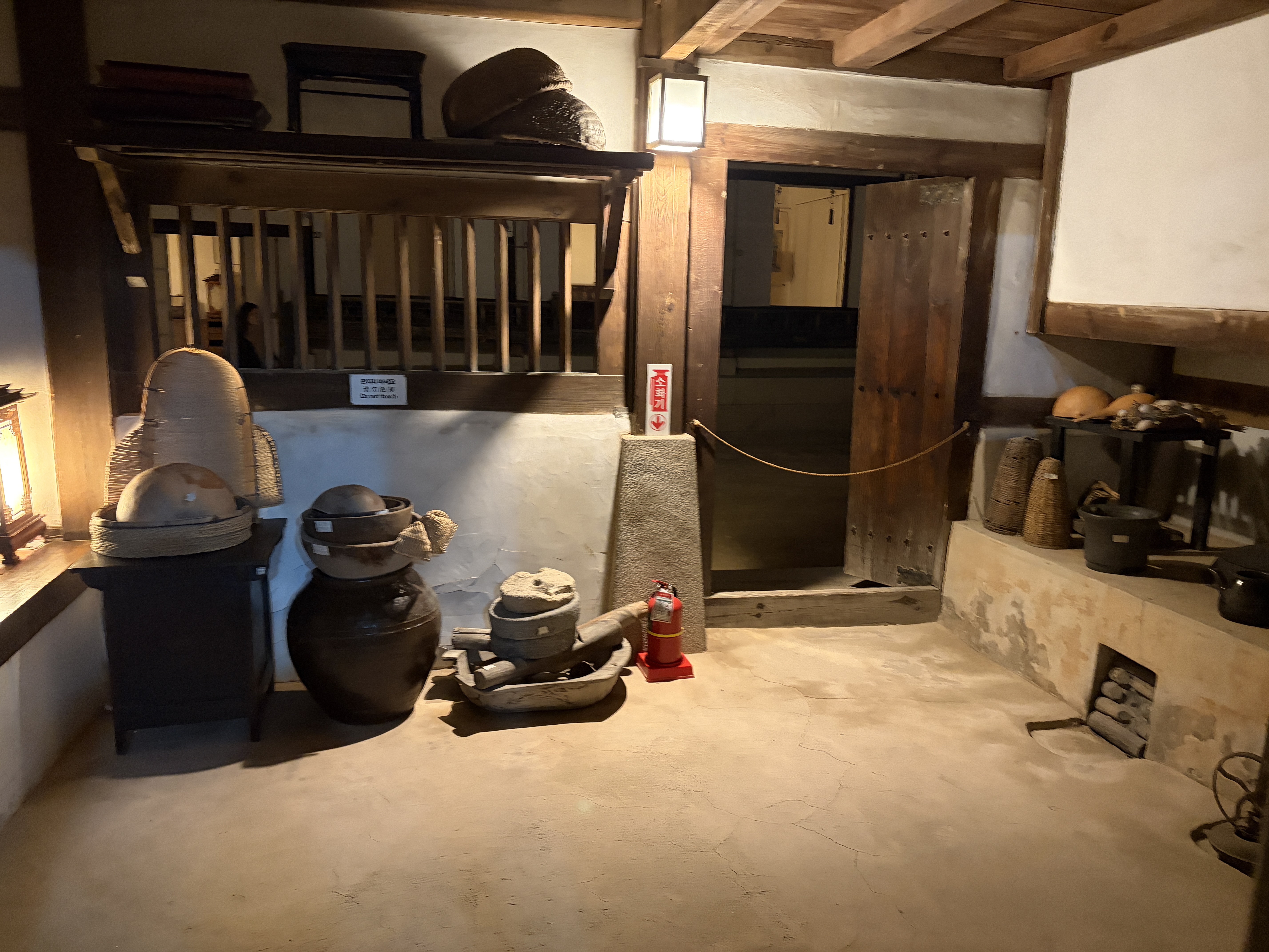 Namsangol Hanok Village inside a house